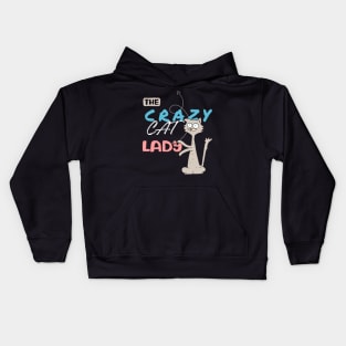 The Crazy Cat Lady Kids Hoodie